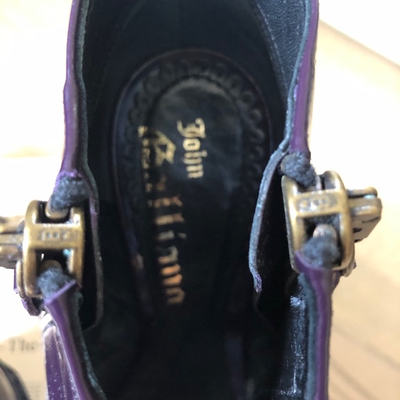 John Galliano leather high heel shoes! Size 37 - Picture 2 of 3